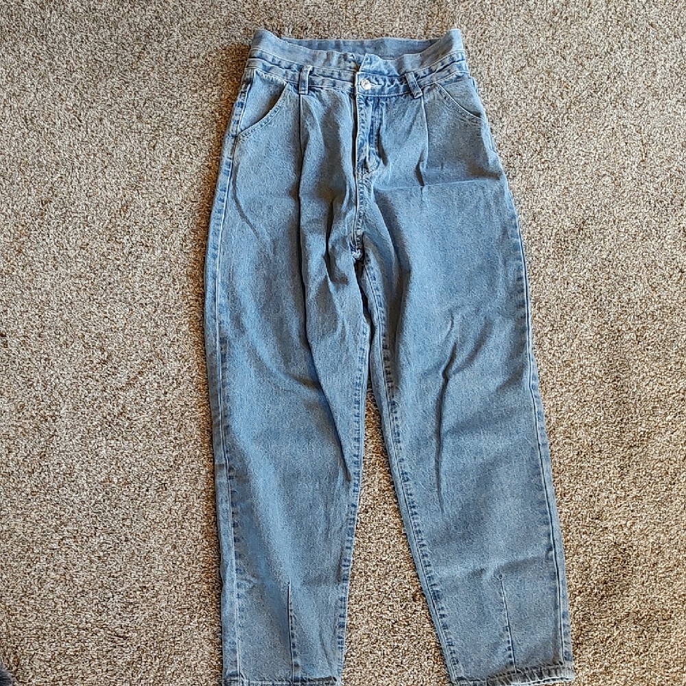 SHEIN Light Blue Denim Jeans